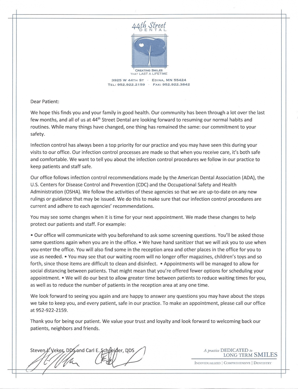 office reopening